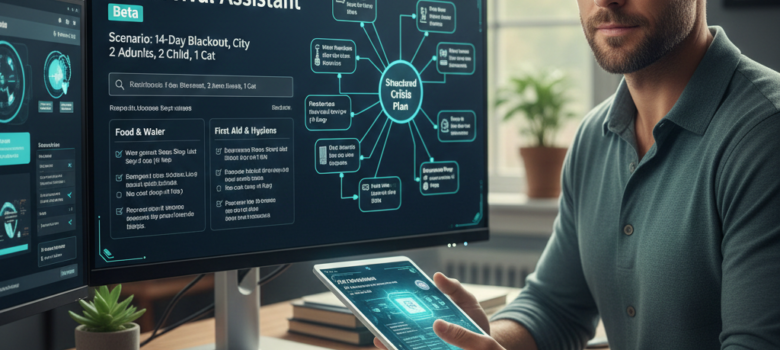 KI Krisenvorsorge, Survival KI Anleitung, Drohnen Katastrophenschutz, Notfall Offline PDFs, USB Stick Krisenwissen, Solar Powerbank Blackout, Smartphone Survival Tool, Wasserfilter Anleitung KI, Erste Hilfe Checkliste digital, Evakuierungsplan erstellen, Autarkie Technik, Notvorrat Planung KI, Offline Karten Krisen, Powerstation Notstrom, Drohnen Luftaufklärung, Krisenbibliothek USB, Wasseraufbereitung Guide, Hygiene Notfall digital