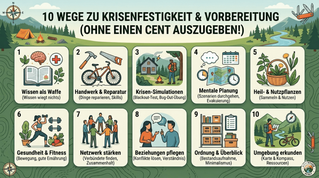 10 Dinge, an die zu selten gedacht wird Survival Prepping KV