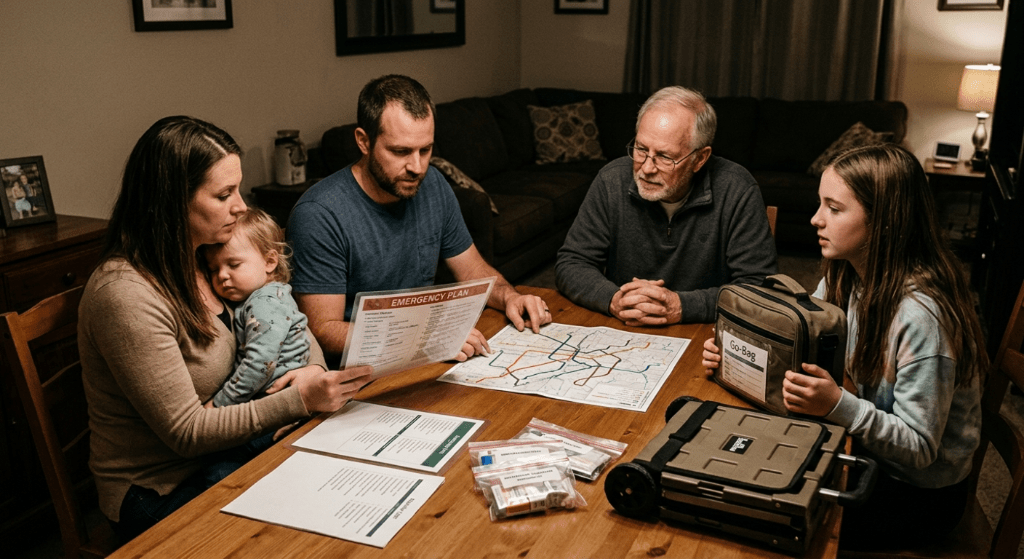 Family Survival Überleben mit Familie Prepping Krisenvorbereitung Extremsituation Kinder Alte Kranke Realität Überleben (1)