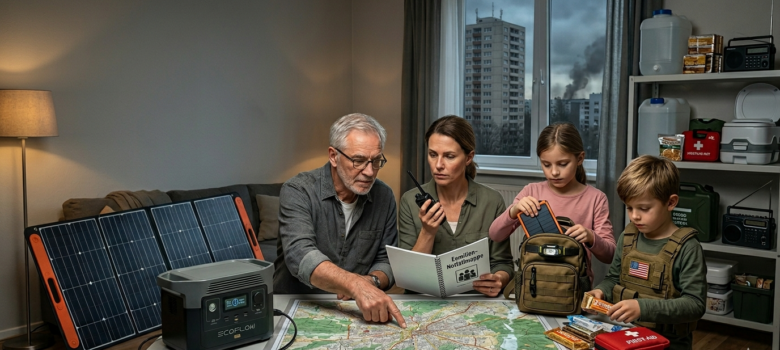 Family Survival Prepping Krisenvorbereitung Familie Überleben Gemeinschaft Notlage