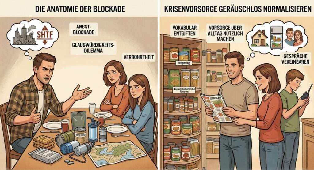 Der psychologische Leitfaden in Stichpunkten in einem Bild zusammengefasst.